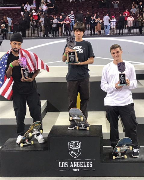 LAで行われたストリートリーグにて堀米雄斗が優勝！シグネチャーデッキ...